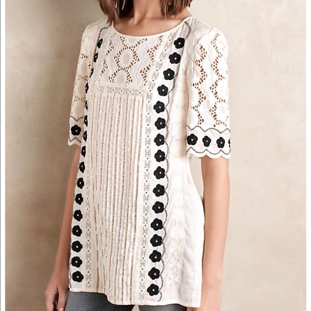 Veille Anthropologie Top by Floreat NWOT 💕